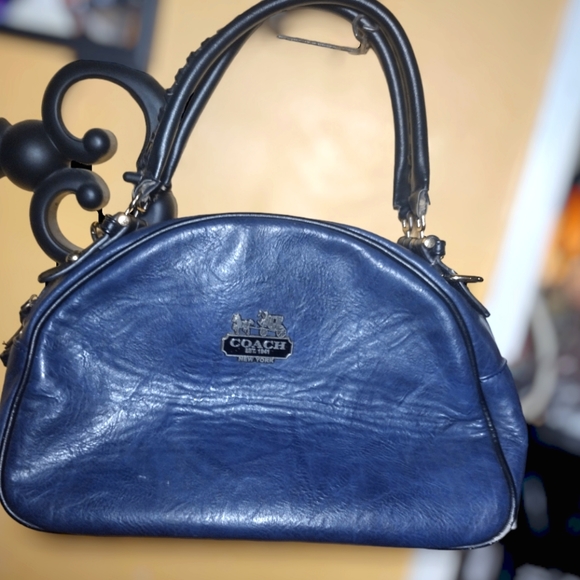 COACH Blue Leather Bag - Picture 4 of 15